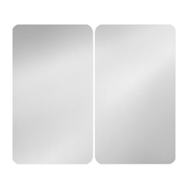 Set od 2 staklena poklopca za štednjak Wenko Universal Silver