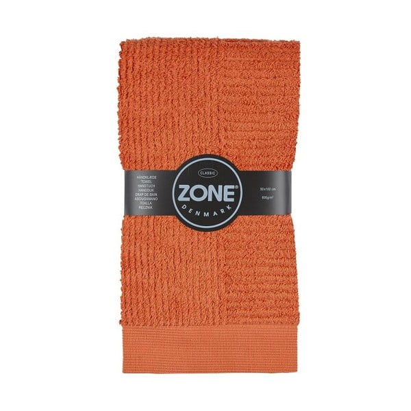 Narančasti ručnik Zona 100x50 cm