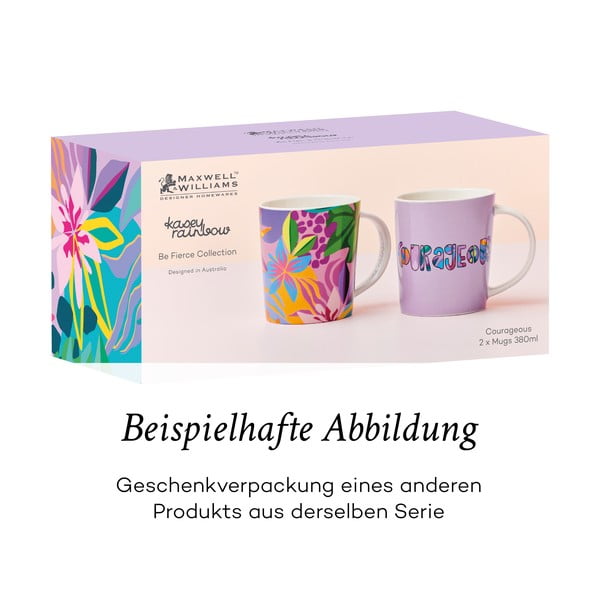 Porculanske šalice u setu 2 kom 380 ml Be Fierce – Maxwell & Williams-image-3