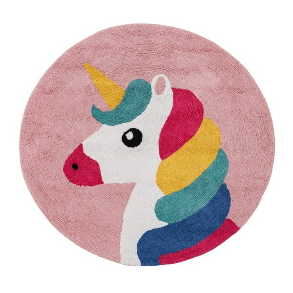 Pamučni dječji tepih ø 100 cm Unicorn – Ixia