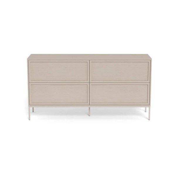 Siva komoda od melamina 157x80x40 cm Palmdale – Actona-image-3