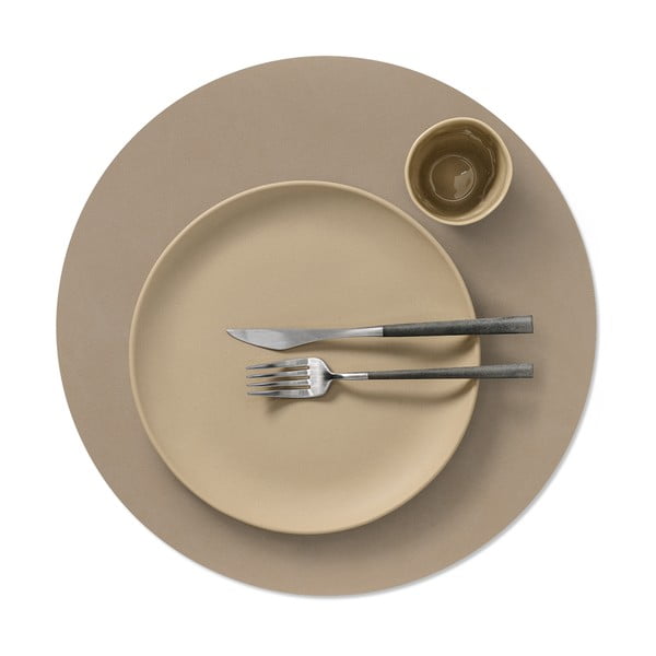 Podmetač od eko kože ø 40 cm Circle XL Nupo – LIND DNA-image-1