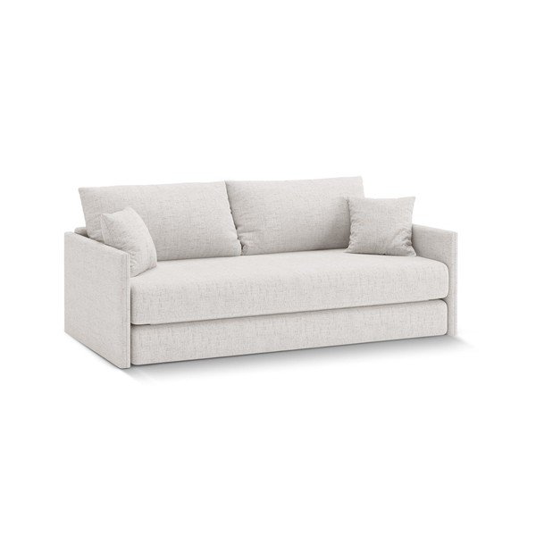 Bež sklopiva sofa od šenila 209 cm Shannon – Cosmopolitan Design-image-1