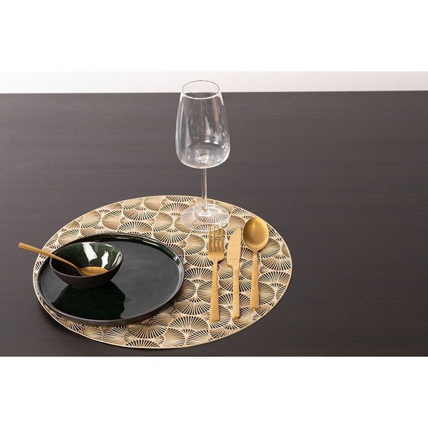 Podmetač u zlatnoj boji Tiseco Home Studio, ⌀ 38 cm-image-2