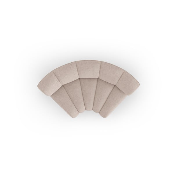 Bež modularna sjedeća garnitura od šenila (promjenjiva) Lupine – Micadoni -image-2