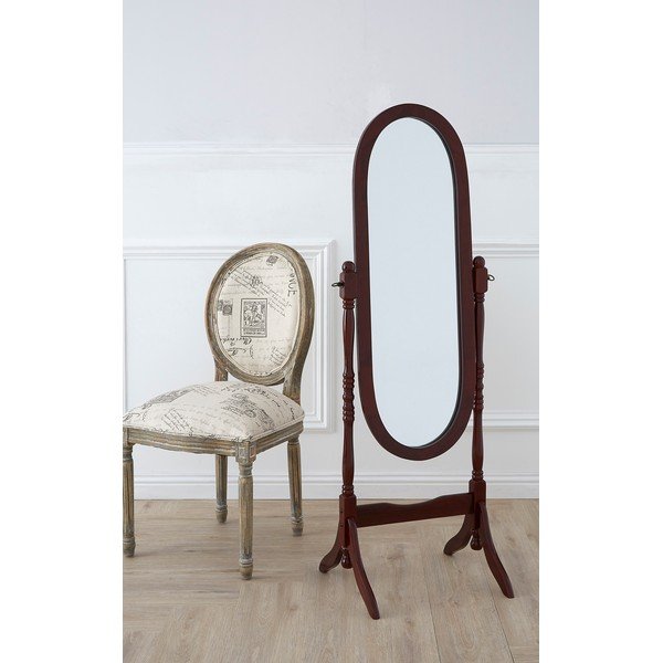 Stojeće ogledalo s okvirom od masivnog drveta 52x144 cm Cheval – Premier Housewares-image-1