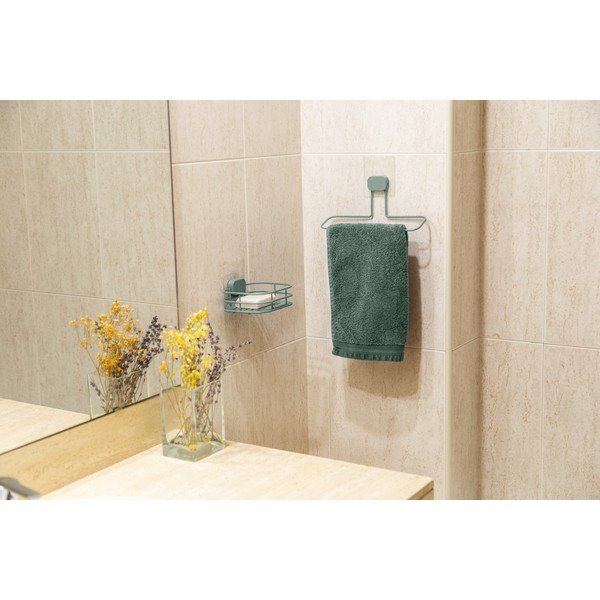 Mentol zelena metalna samoljepljiva posuda za sapun Grena – Compactor-image-3