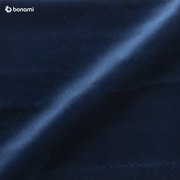 Tamno plavi tapecirani bračni krevet s prostorom za pohranu s podnicom 160x200 cm Elio – Milo Casa-image-1