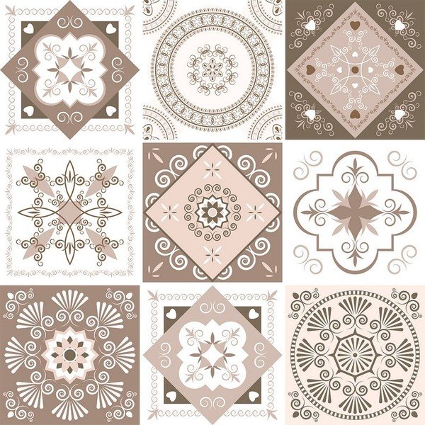 Set od 9 ukrasnih zidnih naljepnica Ambiance Aniolo, 20 x 20 cm-image-2