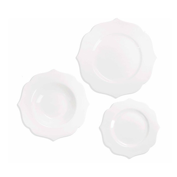 Servis za jelo 18 kom od new china bone porculana za 6 osoba Queen – Brandani