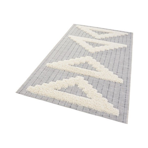 Sivi tepih Mint Rugs Handira Triangles, 170 x 115 cm-image-1