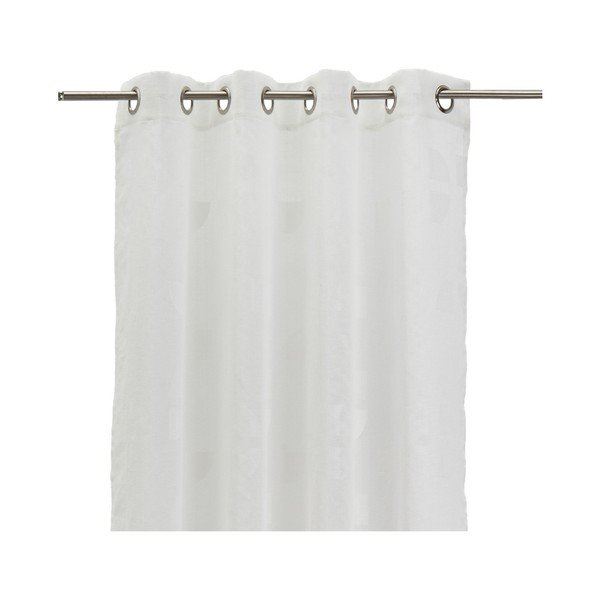 Bijela zavjesa od jacquarda 140x260 cm Mid Century – Casa Selección