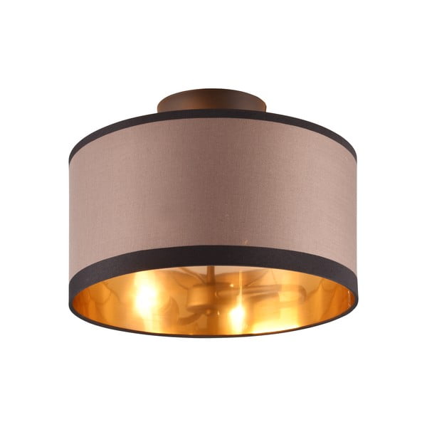 Crno-smeđa stropna svjetiljka ø 30 cm Davos – Reality-image-1