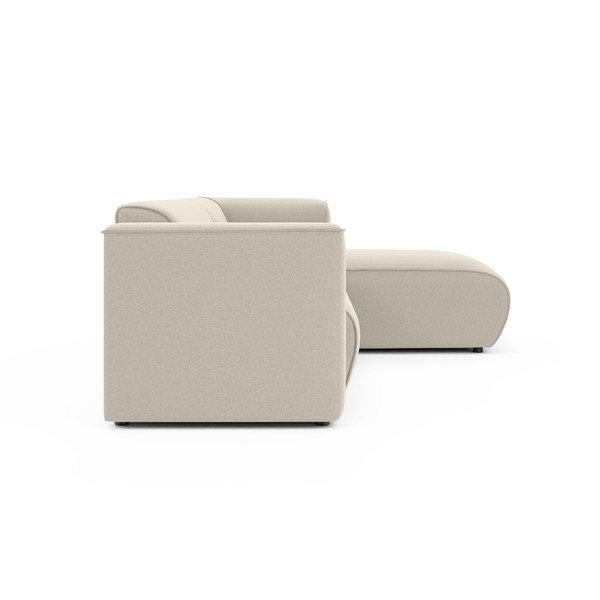 Bež kutna garnitura (s desnim kutom/s ležaljkom) Merid  – Ropez-image-3