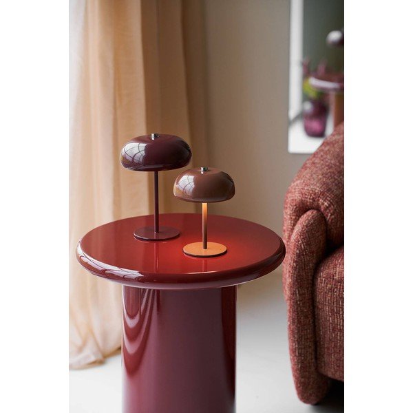 Bordo metalna stolna lampa (visina 23 cm) Margate – House Nordic-image-1