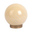 Svijetlo žuta stolna lampa sa staklenim sjenilom (visina 17 cm) Summer Globe – Leitmotiv