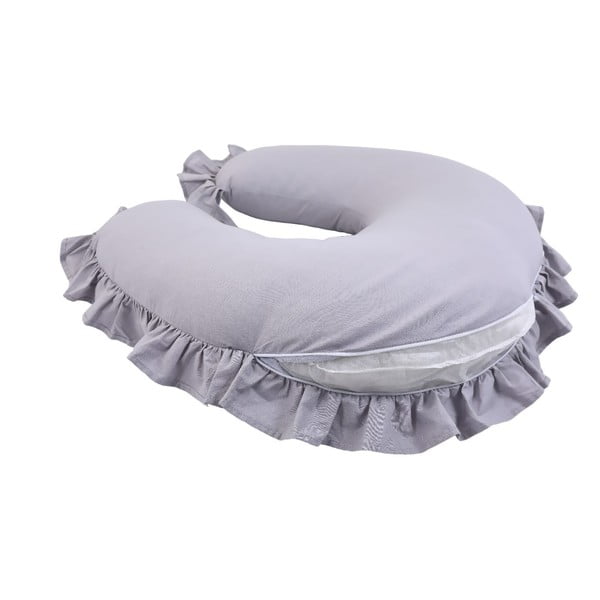 Sivi jastuk za dojenje – Mila Home-image-3