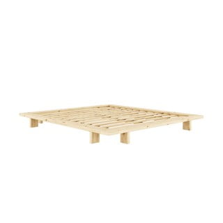 Bračni krevet od borovine s podnicom 160x200 cm Japan – Karup Design