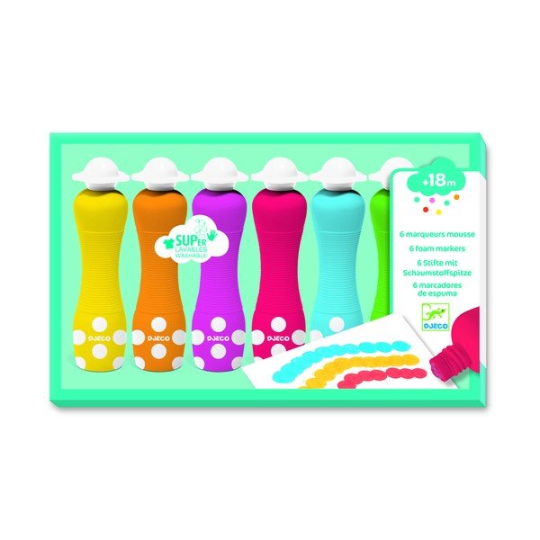 Set od 6 boja s aplikatorom Djeco-image-2