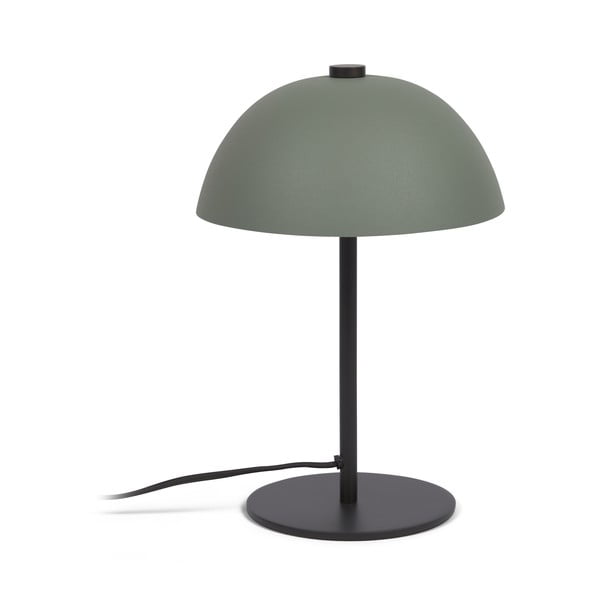 Zelena stolna lampa s metalnim sjenilom (visina 33 cm) Aleyla - Kave Home