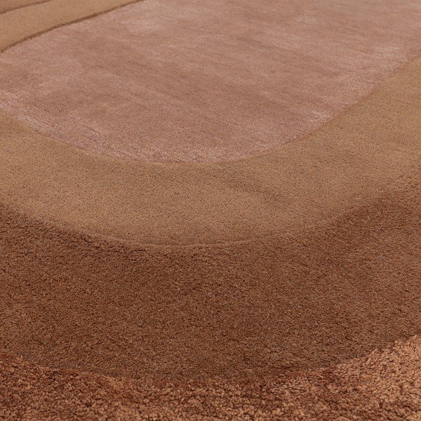Ciglasti ručno rađen tepih od mješavine vune 160x230 cm Halo – Asiatic Carpets-image-3