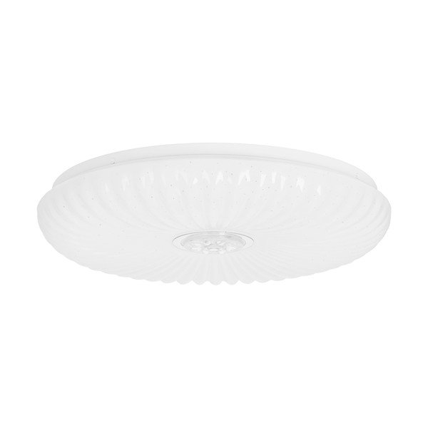Bijela LED stropna svjetiljka s daljinskim upravljačem/s mogućnosti zatamnjivanja 38x38 cm Perola – Candellux Lighting-image-2