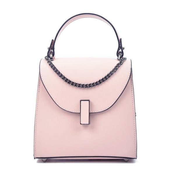 Ružičasta kožna torbica Carle Ferreri Turmina