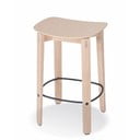 Barska stolica od punog hrasta u prirodnoj boji (visine sjedala 65 cm) Nora – Gazzda