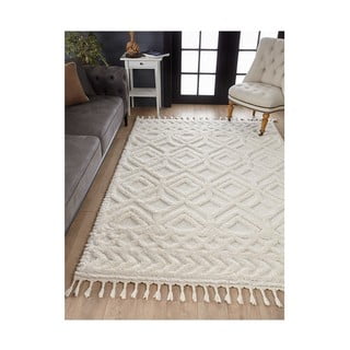 Bež tepih 150x80 cm Shaggy - Mila Home