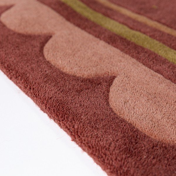 Bordo ručno rađen vunen tepih 160x230 cm Lois – Flair Rugs-image-4