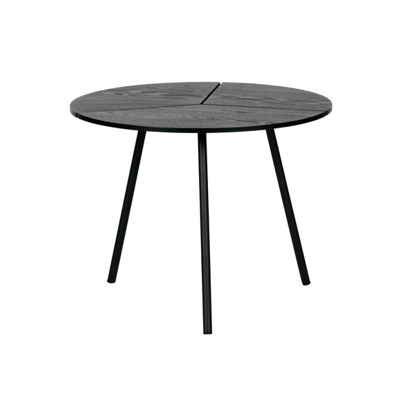 Crni stolić WOOOD Rodi, ⌀ 48 cm-image-2