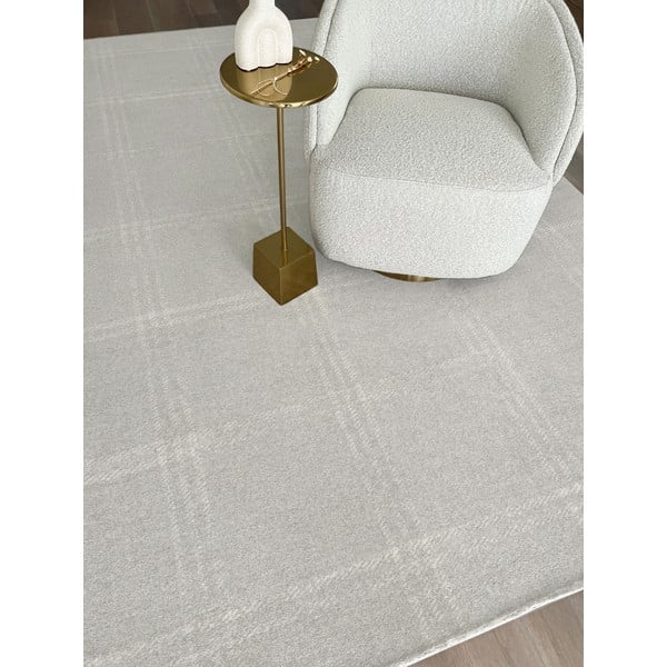 Krem vuneni tepih 200x300 cm Calisia M Grid Prime – Agnella-image-4