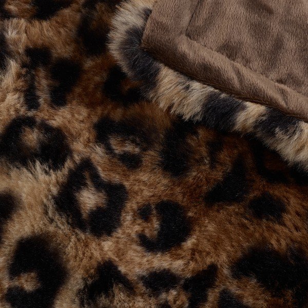 Smeđa deka 130x170 cm Animal Print – Catherine Lansfield-image-3