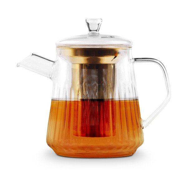 Stakleni čajnik s cjedilom u zlatnoj boji 900 ml Mia – Vialli Design-image-4