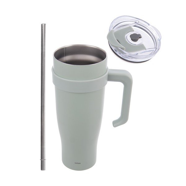 Kadulja zelena termo šalica sa slamkom 1,2 l Termo – Orion-image-2