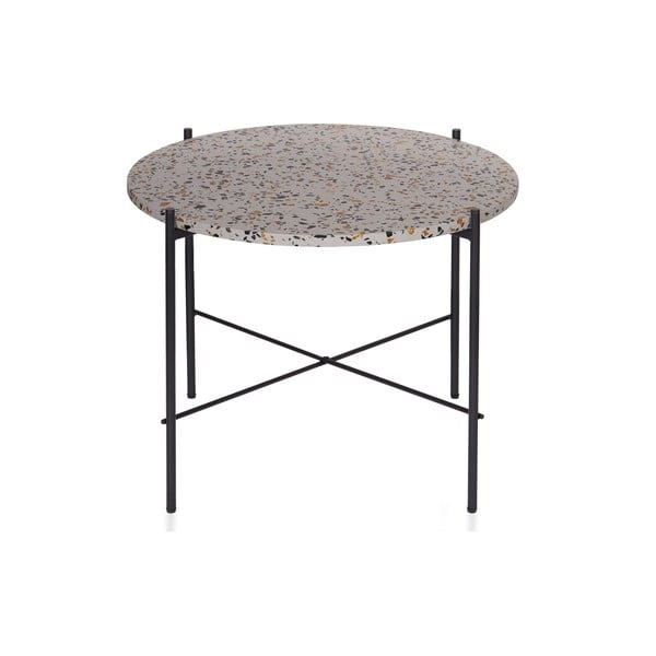 Pomoćni stol WOOOD Vayen Terrazzo, ⌀ 63 cm