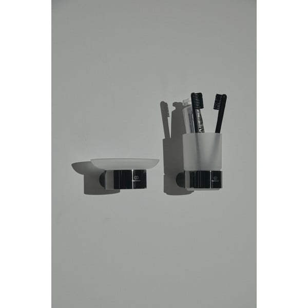 Antracitno siva metalna zidna posuda za sapun Conca – Ideal Standard-image-1