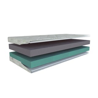 Tvrd/srednje tvrd obostrani madrac od pjene 180x200 cm Junior Lux 16 – Materasso