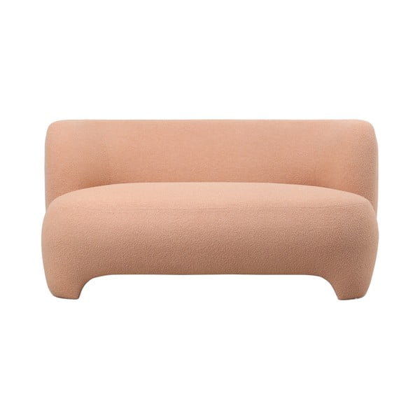 Bež/svjetlo smeđa sofa od bouclé tkanine 142 cm Ardor – Leitmotiv