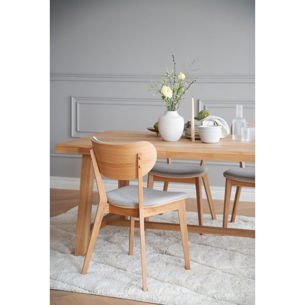 Blagovaonski stol od brušene hrastovine Rowico Brooklyn, 170 x 95 cm-image-1