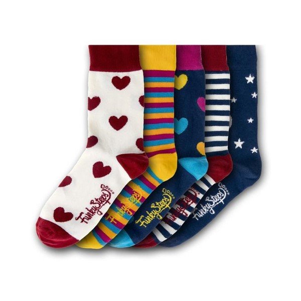 Set od 5 pari Funky Steps Hill čarapa u boji, veličine 35 - 39