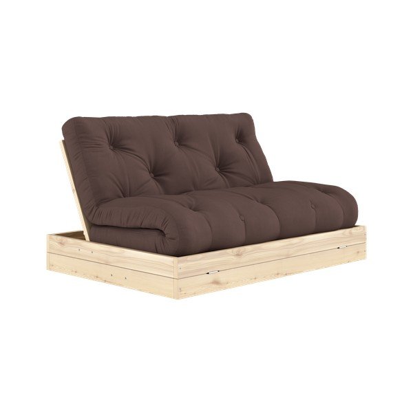 Tamno smeđa sklopiva sofa 145 cm Flip – Karup Design-image-3