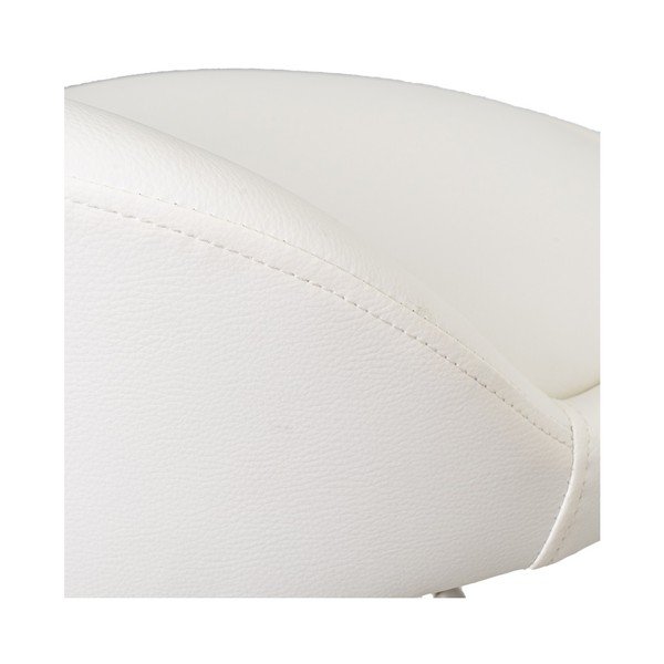 Bijele barske stolice u setu podesive visine 2 kom od umjetne kože (visine sjedala 72 cm) – Casa Selección-image-1