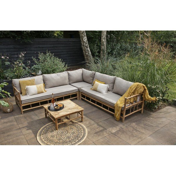 Kutna vrtna garnitura od bambusa Exotan-image-1