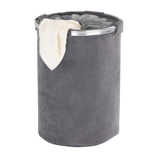 Siva košara za rublje Wenko Cordoba, 68 l-image-1