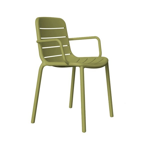 Set od 2 zelene vrtne stolice Resol Gina-image-1