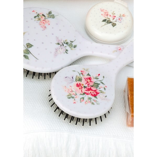 Džepno kozmetičko ogledalo s češljem Green Gate Asta-image-1