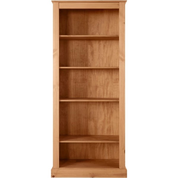 Biblioteka od masivnog bora u prirodnoj boji 181x31 cm Mille – Støraa