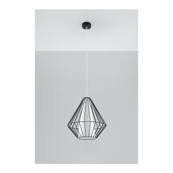 Crna viseća lampa Sollux Alfredo-image-1