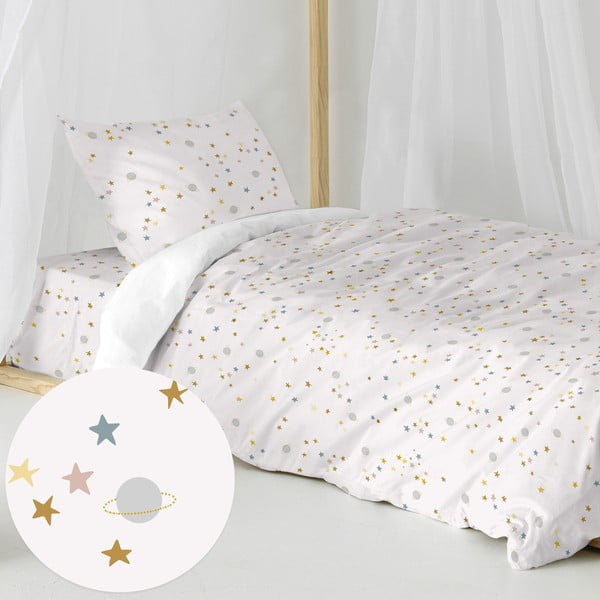Pamučna dječja posteljina za krevet za jednu osobu 140x200 cm Saturn – Happy Friday